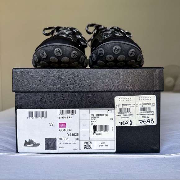 CHANEL Sneaker Calfskin/Mesh/Lycra G34087 (black) - Picture 2 of 10